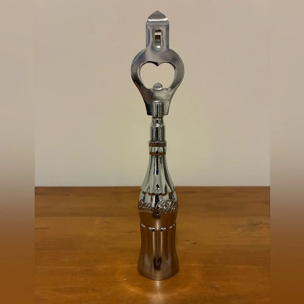 Coca Cola 2002 Chromed Bottle Opener
